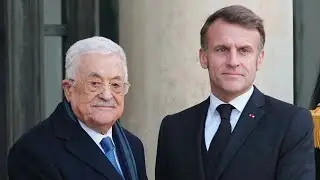 Mahmoud Abbas re&ccedil;u &agrave; l'&Eacute;lys&eacute;e : 
