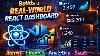 React JS Tutorial 🚀 | Build a Real-World React Dashboard (Admin, Finance, SaaS)