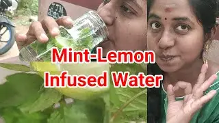Infused Water | Mint-Lemon Water | Detox Water | Detox Infused Water | Garden to home ideas
