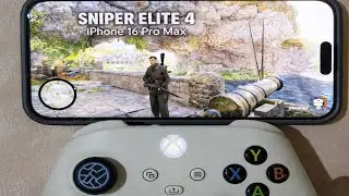 Sniper Elite 4 on iPhone 16 Pro Max | Xbox Controller Gameplay | 60 FPS