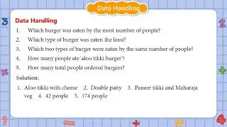 Explore Mathematics || Class 4 || Chapter 15 || Data Handling