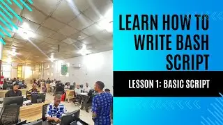 Basic script lesson 1 : How to write bash script