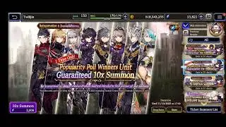 [War of The Vision: FFBE] Summon: Reincarnation & Darkness Festival - Popularity Poll Winners Banner