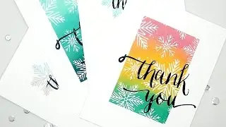 Quick and Easy Thank You Cards