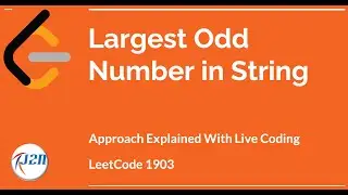 Largest Odd Number in String - LeetCode 1903 - Solution Explained