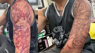 Starting My Freehand Traditional Japanese Sleeve Part I