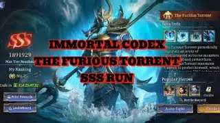 IMMORTAL CODEX THE FURIOUS TORRENT SSS RUN | NO IOVAR NO LA | WATCHER OF REALMS