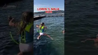 Loren&rsquo;s Ninja Kick! #viral #family #shorts #karate