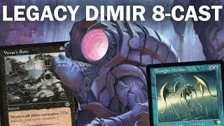 CAST AWAY! Legacy Dimir 8-Cast. Blue Artifact Aggro Prison with Virtue's Ruin. Kappa Cannoneer MTG