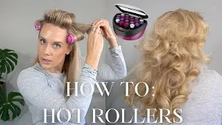 HOW TO USE HOT ROLLER | get curls that last