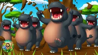 HAPPY HIPPO DANCE SONG - Fun Safari Animal Music
