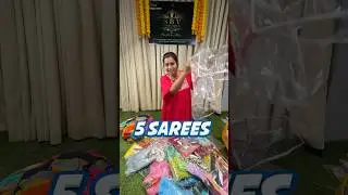 🤯 5 Sarees 99/- Only 🤯🤯 With 50% Offer ⭐️⭐️