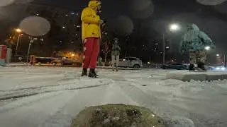 Cerculețe &icirc;n parcare cu Majda ❄️ | Zăpadă și distracție