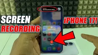 how to screen record on iphone 17/17 pro max with audio?