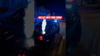 Modified Hellcat Twin Turbo in Action |  #twinturbo #backfire #challenger #hellcat  #turbo #schassis