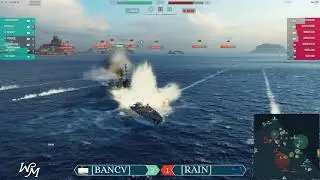 World of Warships - BANCV vs RAIN - Doesn't get any closer