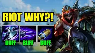 ZED BUFFS WERE A MISTAKE - Wild Rift Zed Gameplay