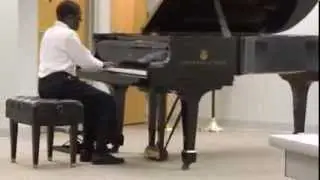 Ian Ochieng playing at Hartman Stickley Piano