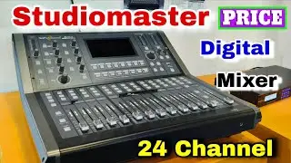 Studiomaster 24Channel Digital Mixer Console Review With Price | 24 Channel Digital Mixer Price