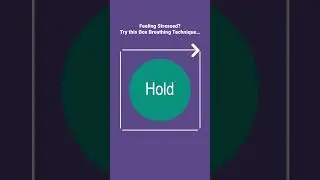 Feeling stressed? Try this Box Breathing Technique&hellip;