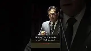 First Aid Council of India is part of Skill India Act | Dr Shabab Aalam #faci
