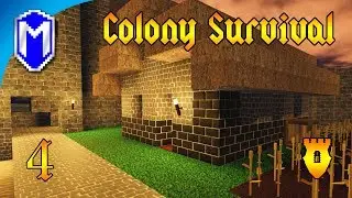 Colony Survival - Building The Bakery, Making Bread - Let's Play Colony Survival Gameplay Ep 4