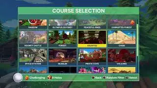 Golf with nightmare sand