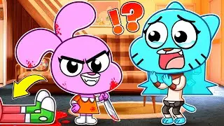 We Joined AMAZING WORLD OF GUMBALL.. but HORROR MODE?!
