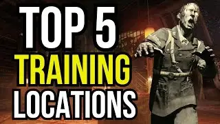 TOP 5 TRAINING LOCATIONS! (COD ZOMBIES)