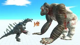 GODZILLA vs EVERY UNIT - Animal Revolt Battle Simulator