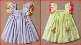 top 50 casual wear baby frocks design 2020// easy to make at home