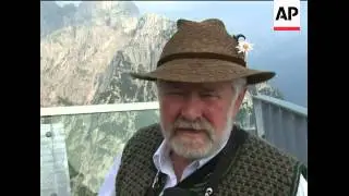 Opening of viewing platform in southern Bavarian Alps
