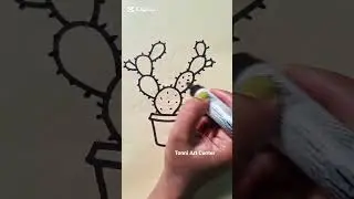 How to draw the cantus plant? art # easy # simple # line # short # nice