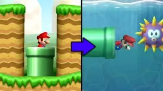 Mario Wii but the pipes are random w/@MayroSMM