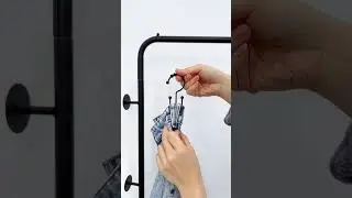 Organize Your Closet with Shower Curtain Hooks for Jeans! 👖✨ #organization #shorts