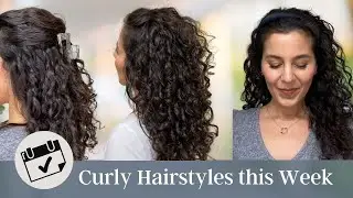 Easy Curly Hairstyles of the Week  |  Work & Weekend Ready Looks