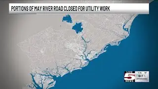 VIDEO: Portion of a Bluffton road closed indefinitely for utility work