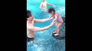 Brigitte swimming