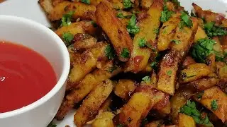 Easy Masala French Fries Recipe | How to make Masala Fries at Home | Simple Homemade Masala Fries