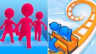 Join Clash 3D Vs Runner Coster🟪🟪New All Levels Walkthrough Android iOS Gameplay D,Q