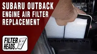 How to Replace Engine Air Filter 2012 Subaru Outback H4 2.5L