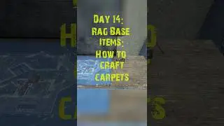 DayZ RAG Base Items Mod: Carpet Crafting  #dayz, #shorts