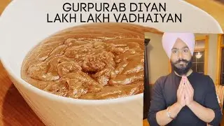 Gurpurab Special Kada Prasad. Vegan Pudding Recipe. Indian Farmers 🌱🦁