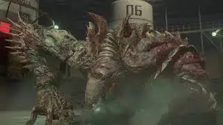 RE3 HUNK Nemesis 2nd Form Death