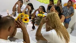 SESSÃO DE MESA BRANCA, SARAVÁ OS PRETO VELHO!