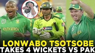 Lonwabo Tsotsobe Shines with 4 Crucial Wickets 🌟| Pakistan vs South Africa | 1st ODI | PCB | M3B2K