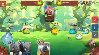 Axie Infinity Origin 2022: Triple Aqua Meta, defeated. Winning Last Hit 203 by Ronin.