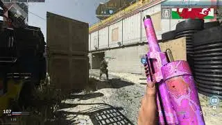 Random match while farming the SPR gold camo - Call of Duty: Modern Warfare