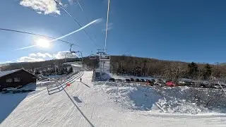 BELLEAYRE   NEW LIFT   TOP TO BOTTOM RUN   4K