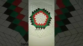 Geometrical patterns (part _1)#geometry #pattern 🎨⚽
